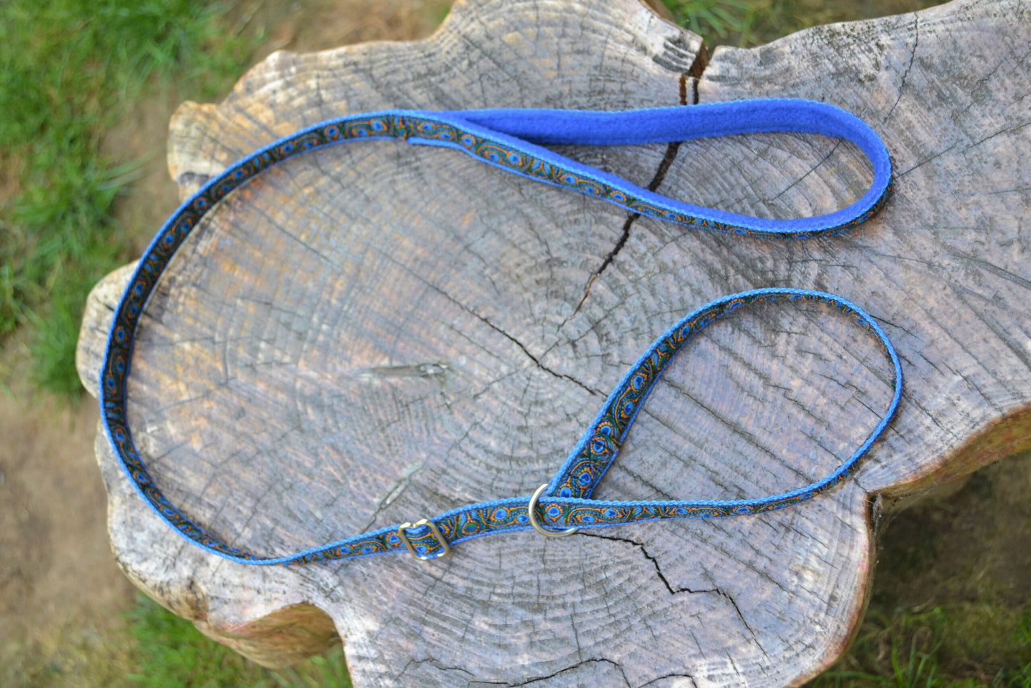 Peacock Feathers Pattern Slip Lead
