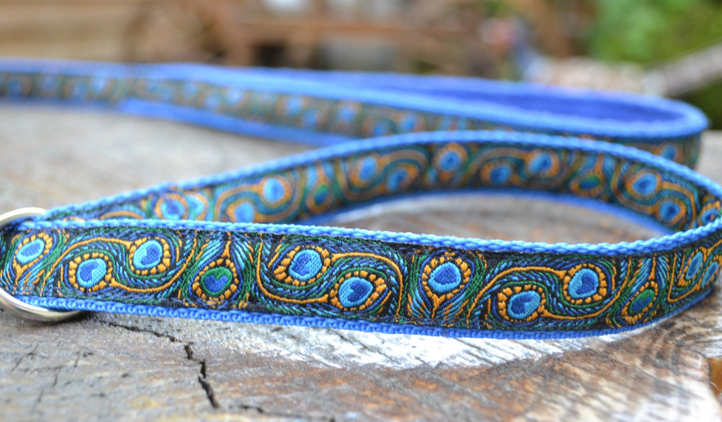 Peacock Feathers Pattern Slip Lead