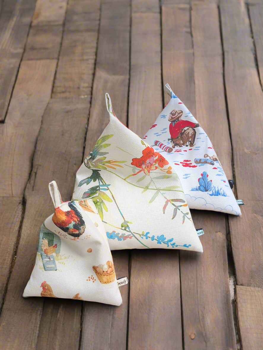 Tablet/Kindle/iPad Bean Bag Cushion Stand- Patchwork
