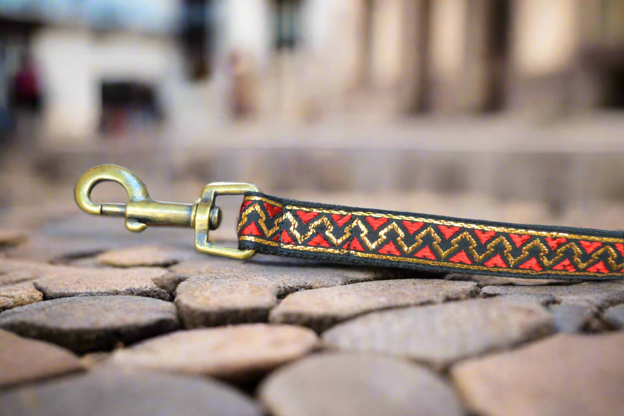 Red, Black and Metallic Gold Pattern Lead *Special edition*
