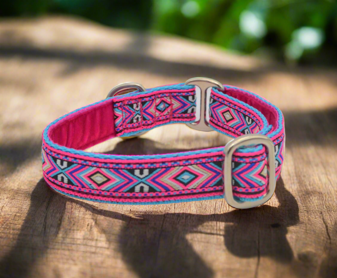 Pink Southwestern House Collar