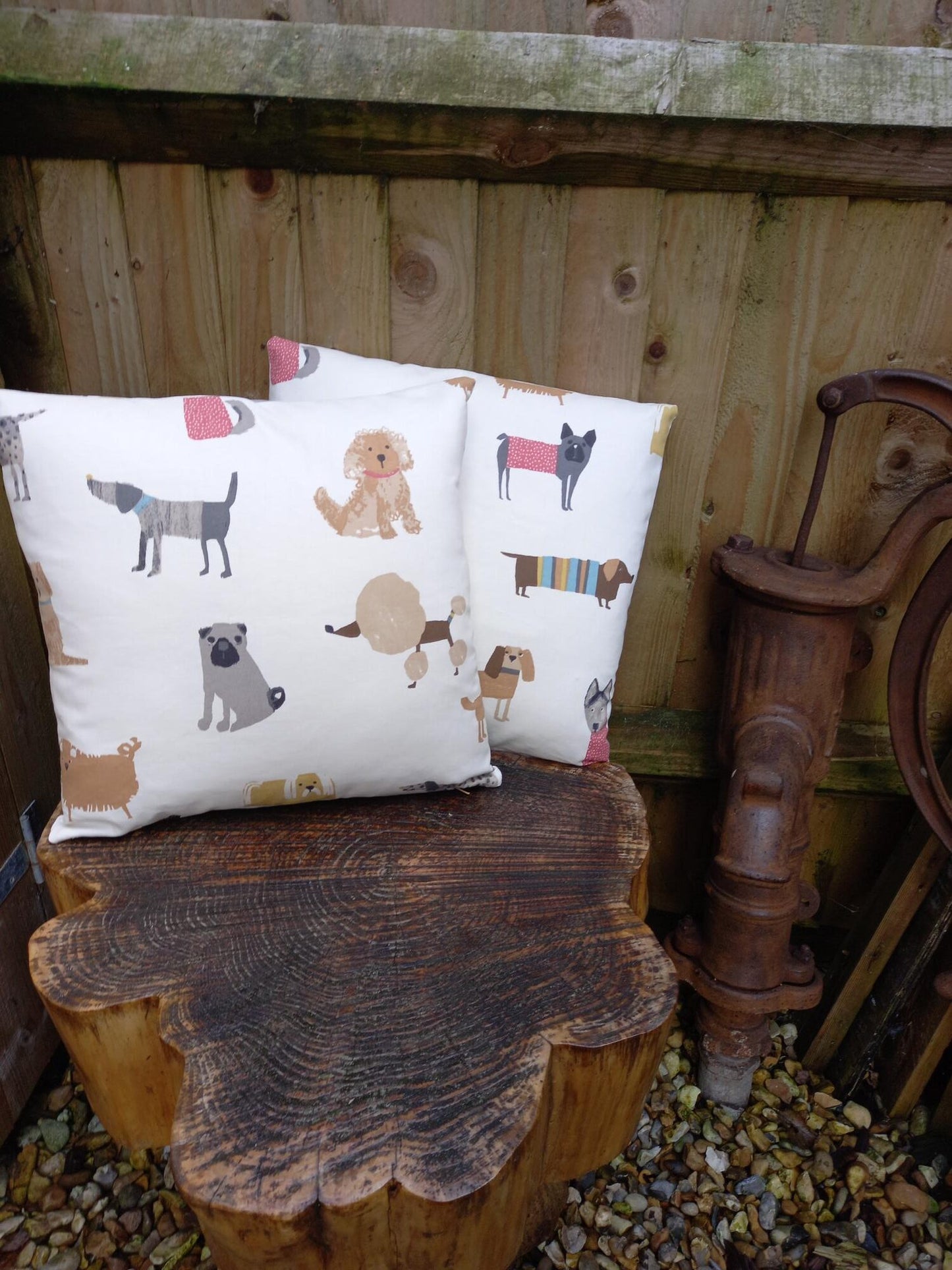 Stylish Dogs Cushion Cover 40x40