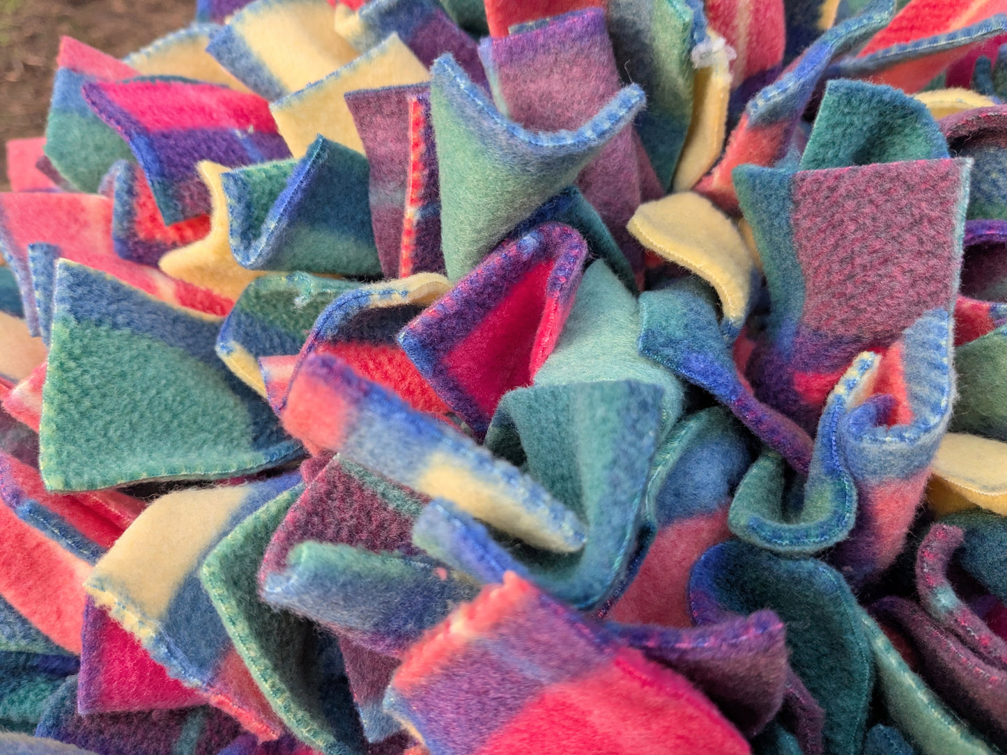Standard 30cm x 40cm Snuffle Mat - Multicoloured Check