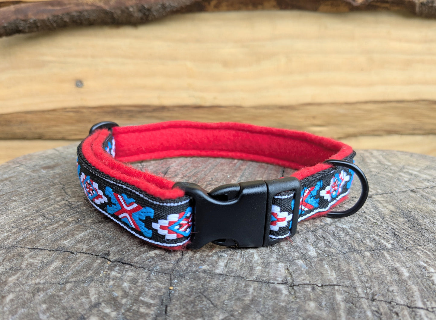 Woven Southwestern Tribal Pattern Collar 20mm