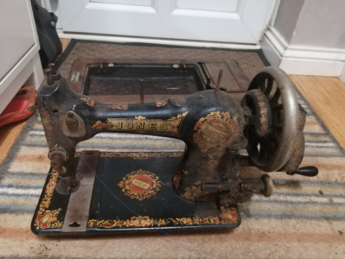 Restoration of an antique Jones Sewing Machine