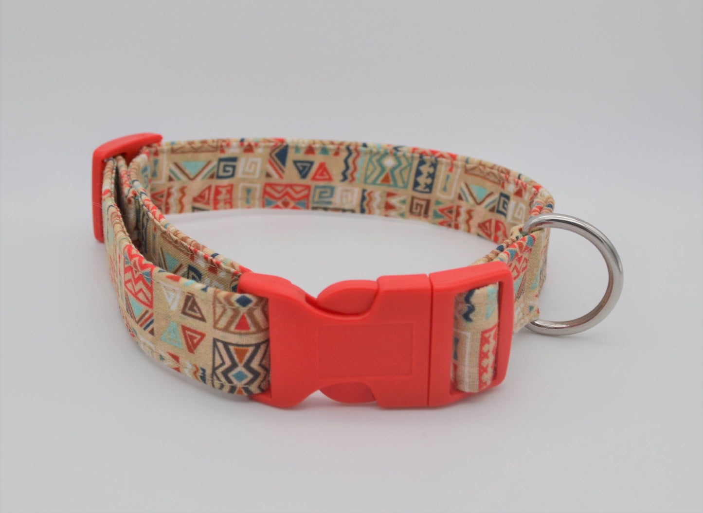 Sand Aztec Symbol 25mm Fabric Collar