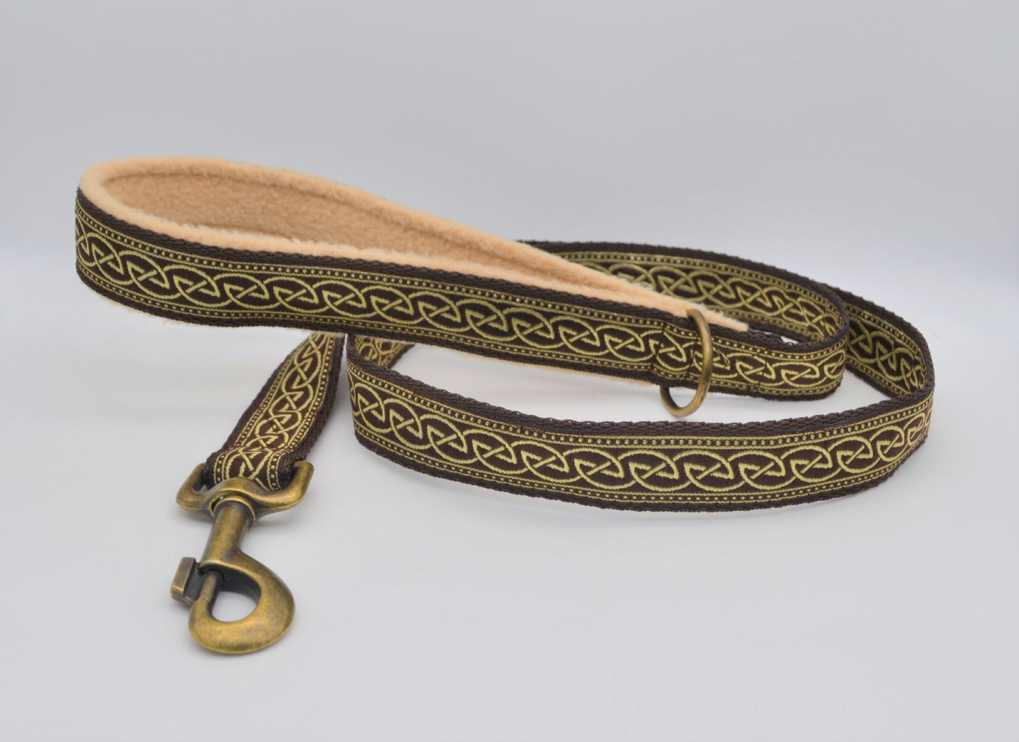 Brown/Gold Celtic House Collar