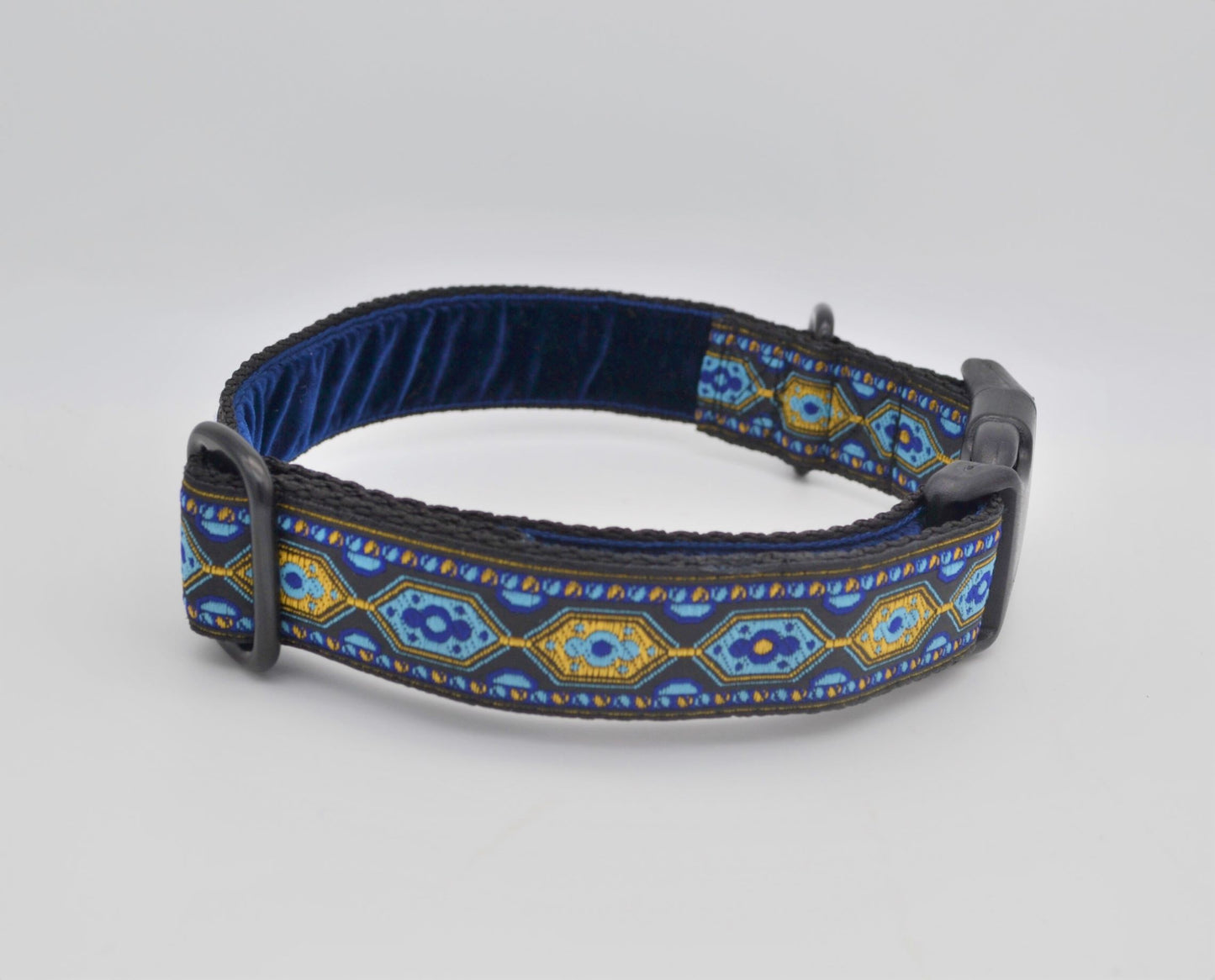 Blue Tribal Renaissance Pattern Collar