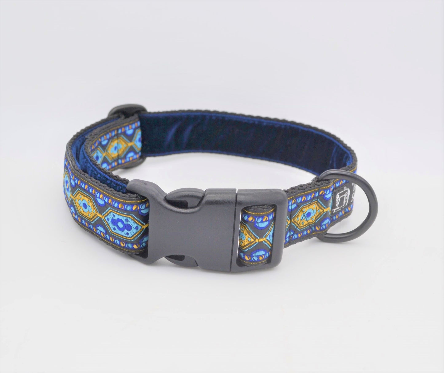 Blue Tribal Renaissance Pattern Collar