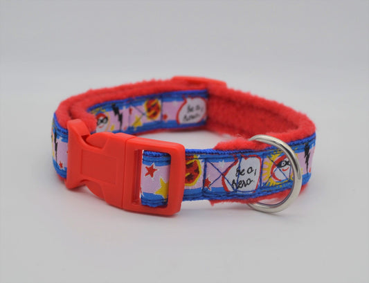 10-14" Superhero Pattern Collar