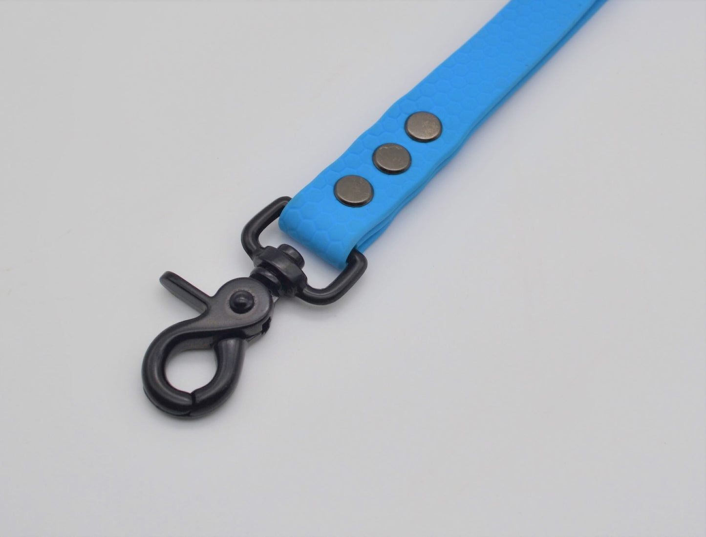 20mm Sky Blue Waterproof Webbing Double Split Lead Coupler