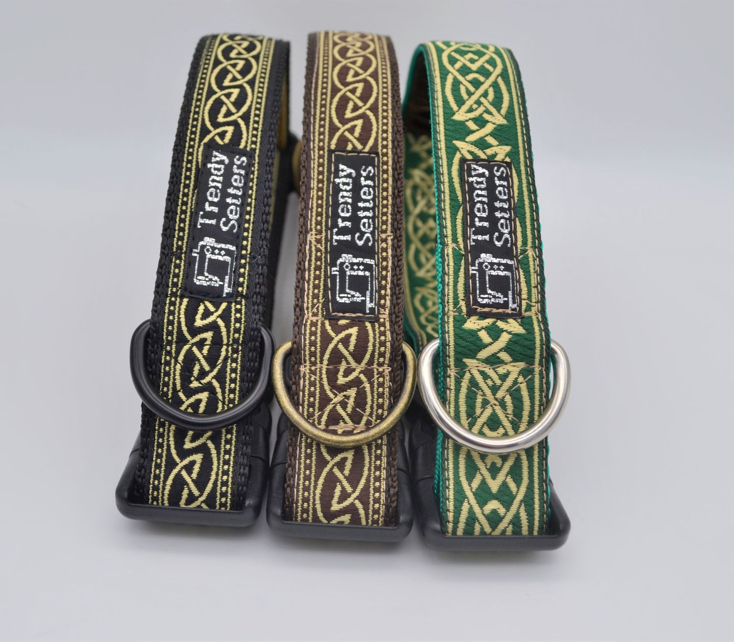 Green/Gold Celtic Knot Pattern Collar (Antifreeze)