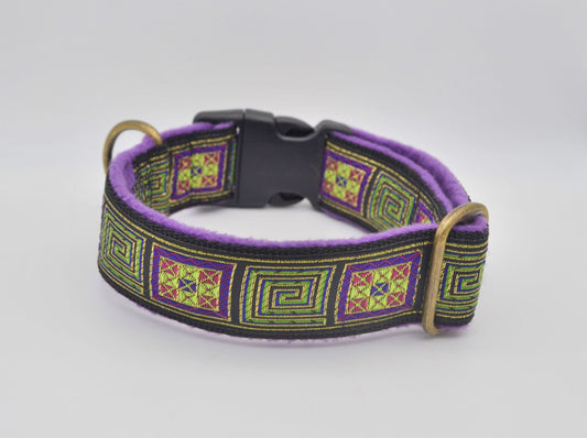 12-18" Chinese Geometric Tribal Pattern Collar 38mm