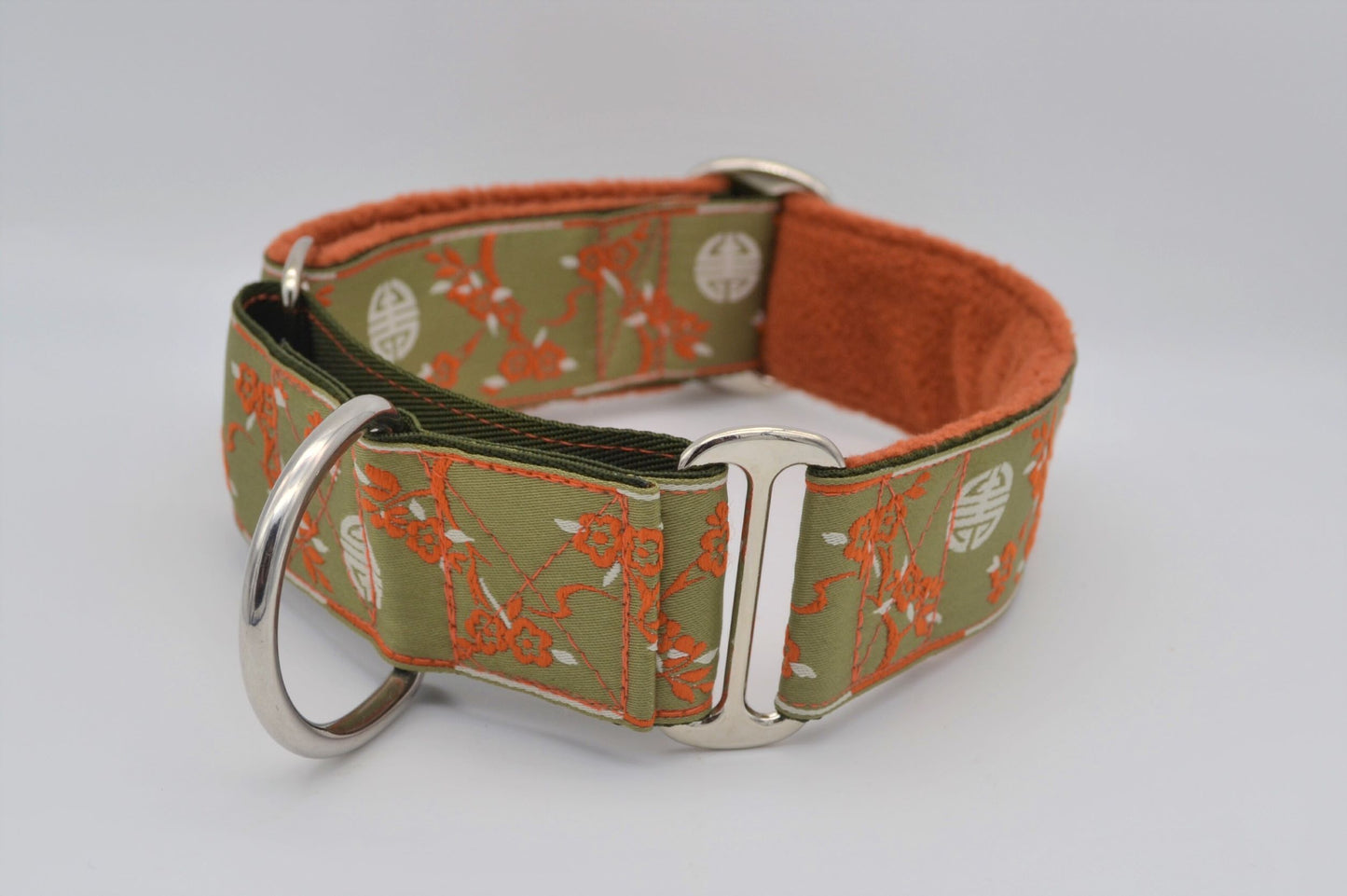 Mongolian/Oriental Pattern 38mm Martingale Collar