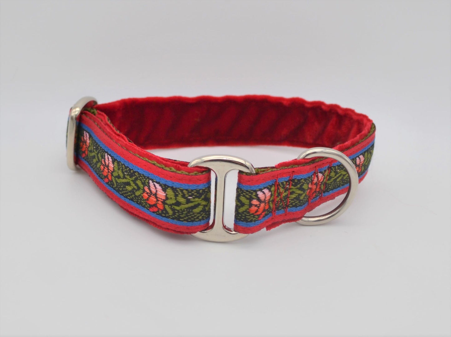 Red Rose Floral House Collar