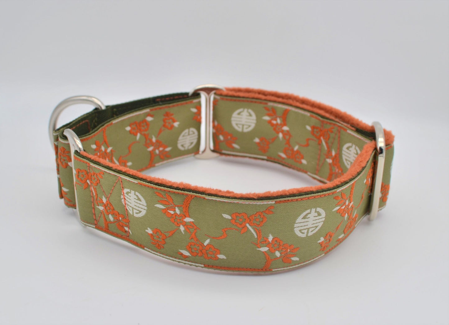 Mongolian/Oriental Pattern 38mm Martingale Collar