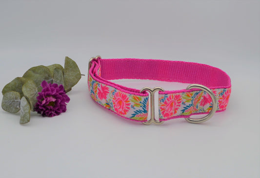 Pink Flowers House Collar