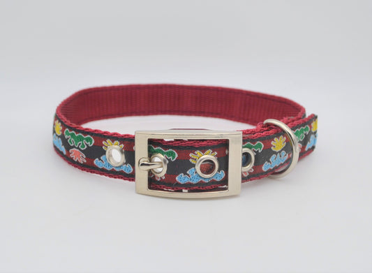 13-16" Chinese Tribal Pin Buckle Collar