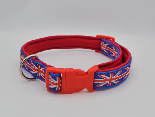 Patriotic Union Jack Flag Pattern Collar