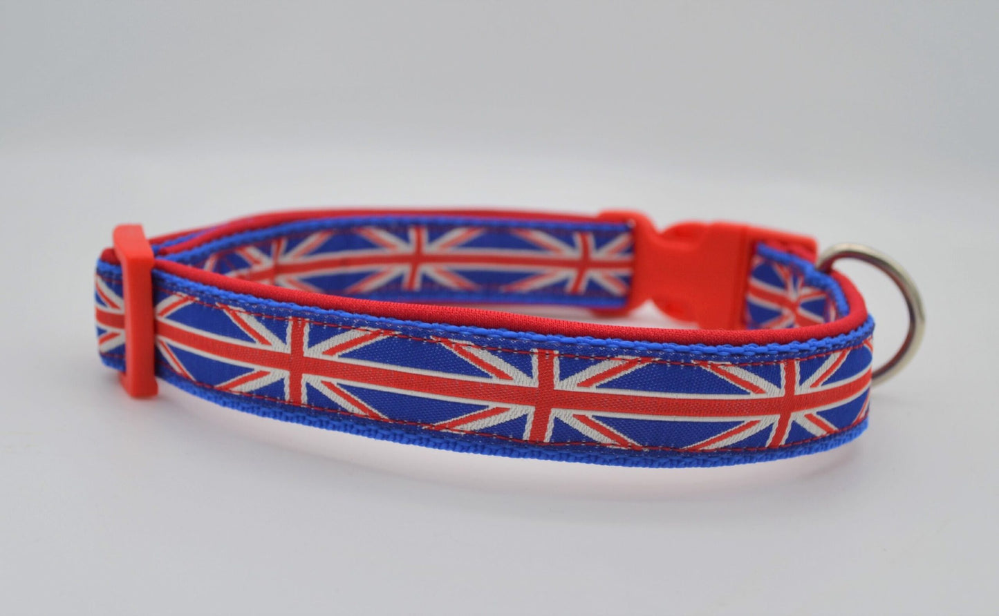 Patriotic Union Jack Flag Pattern Collar