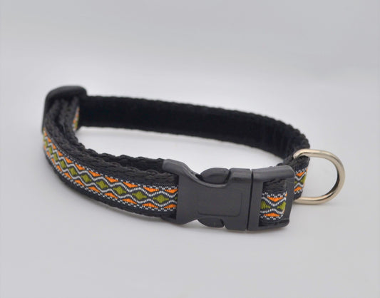 Orange/Black Tribal Pattern Collar