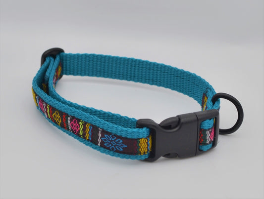 Turquoise Hippy Pattern Collar