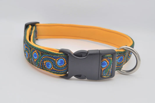 Peacock Feathers Pattern Collar (Neoprene)