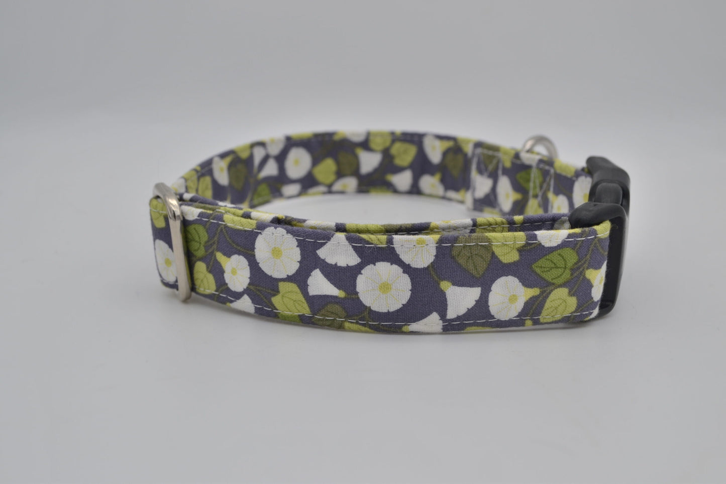 Slate Grey Hedgerow Lewis & Irene 25mm Fabric Collar