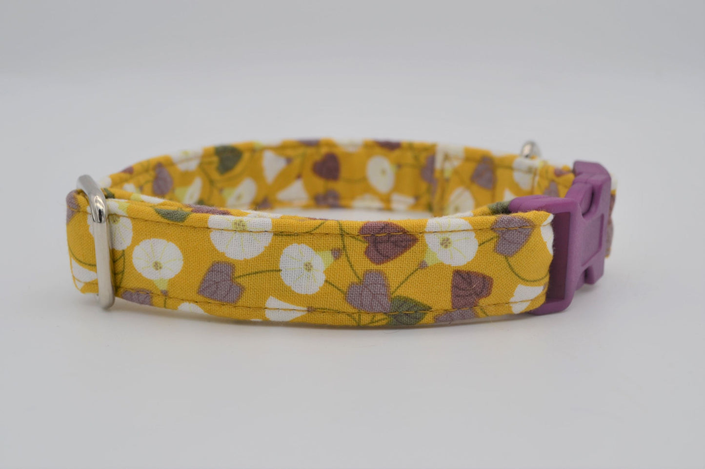 Mustard Yellow Hedgerow Lewis & Irene 20mm Fabric Collar