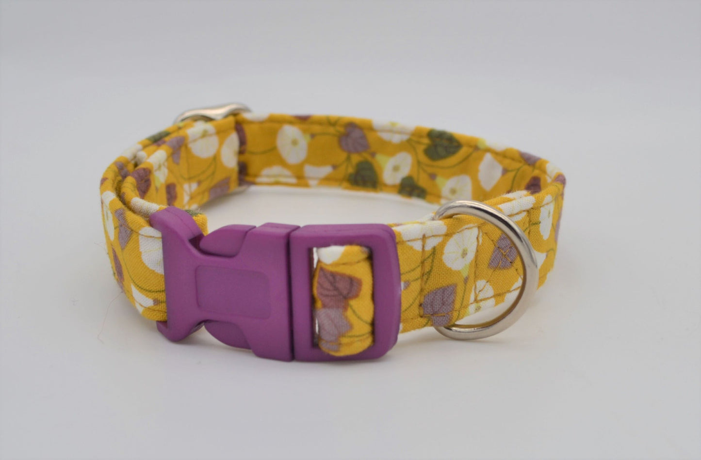 Mustard Yellow Hedgerow Lewis & Irene 20mm Fabric Collar