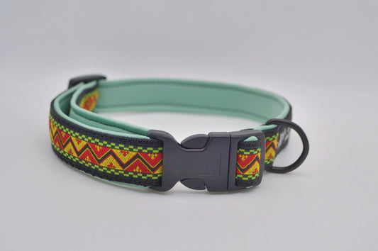 Tribal Zig Zag Pattern Collar (Neoprene)