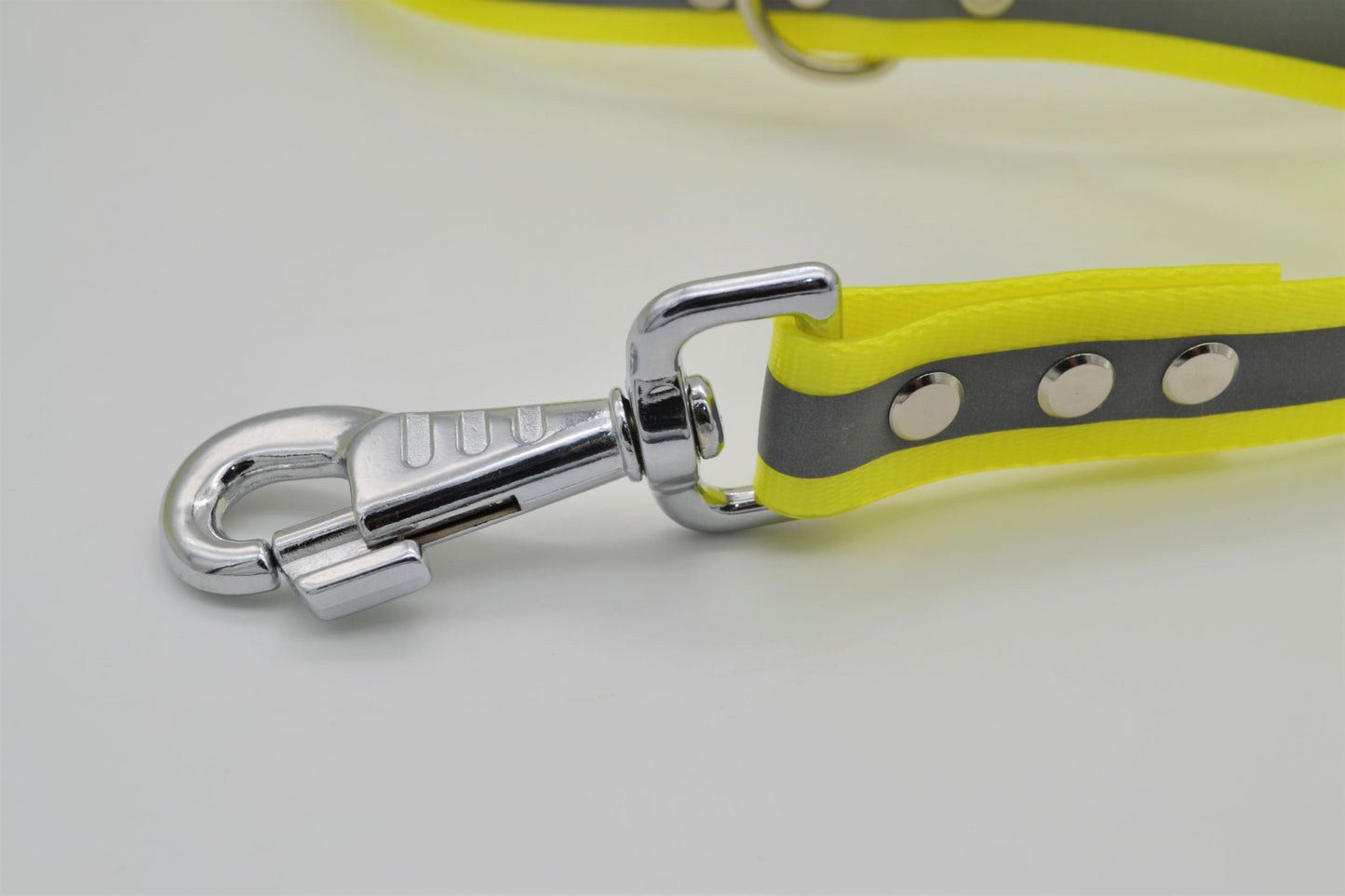 Reflective Yellow or Orange Hi Vis Waterproof Coated Webbing Leads