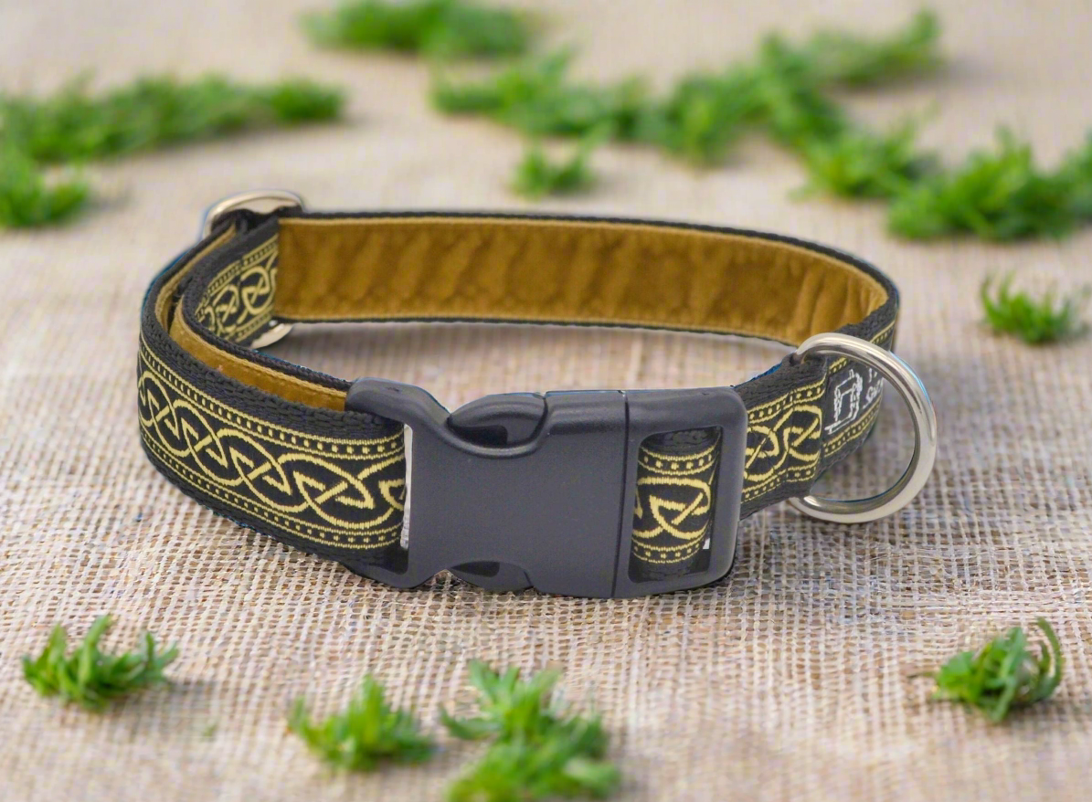 Black/Gold Celtic Knot Pattern Collar (Antifreeze)