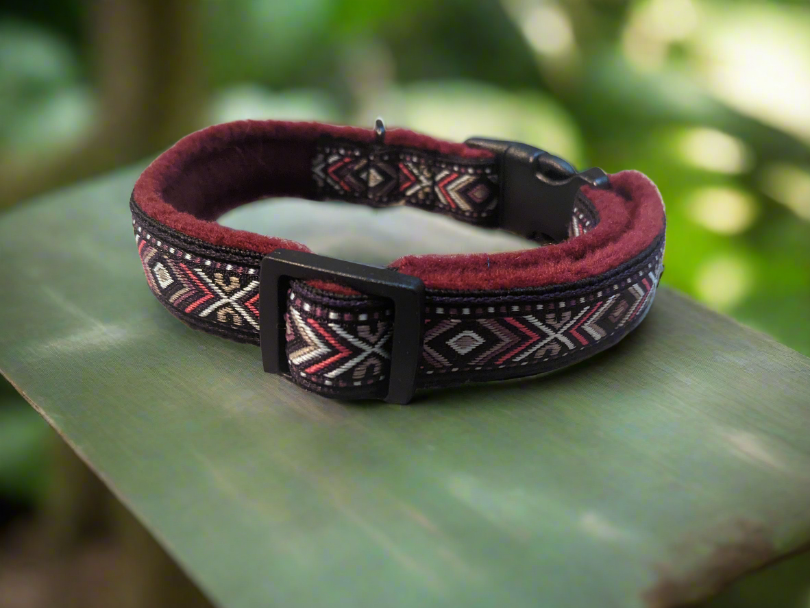 Purple Southwestern Tribal Pattern Collar 20mm