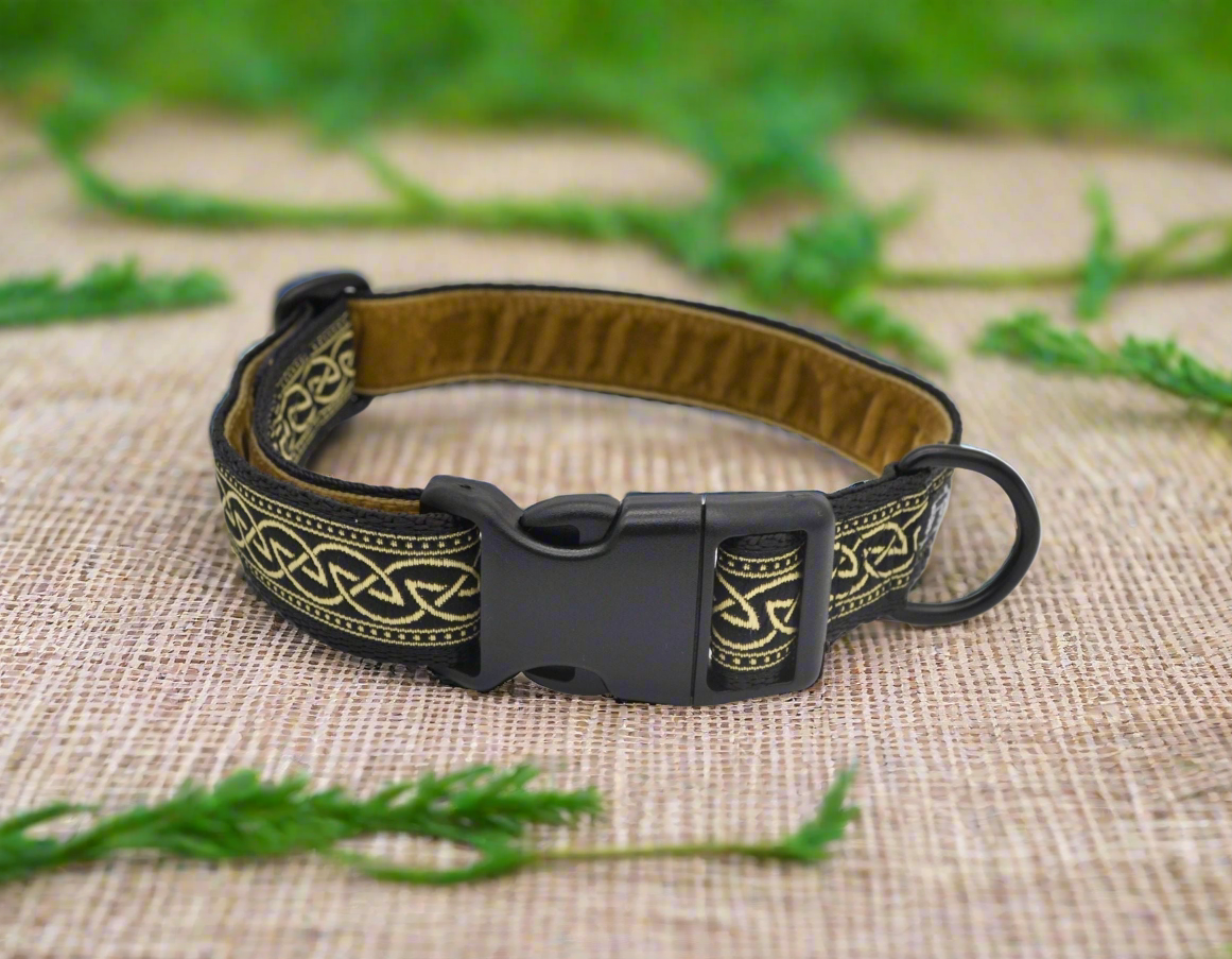 Black/Gold Celtic Knot Pattern Collar (Antifreeze)