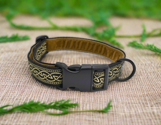 Black/Gold Celtic Knot Pattern Collar (Antifreeze)