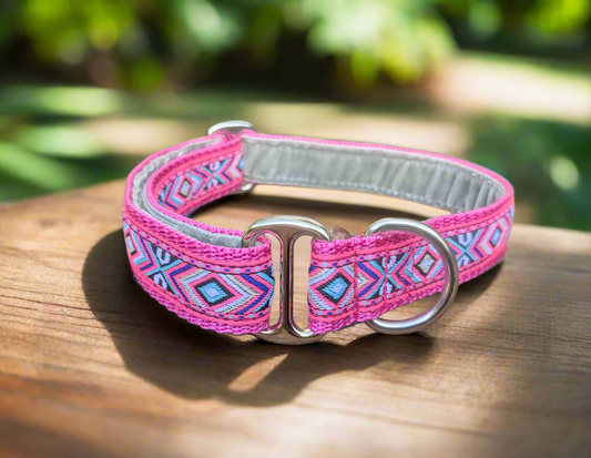 Pink Southwestern House Collar