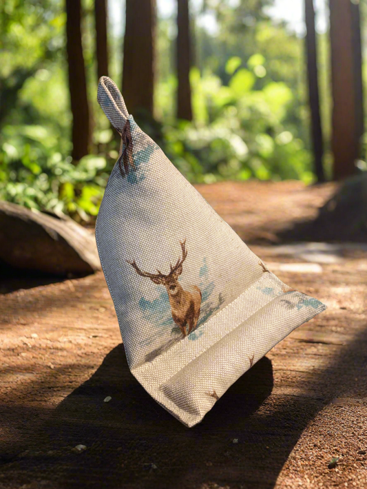 Mobile Phone Bean Bag Cushion Stand/Holder- Stag/Deer