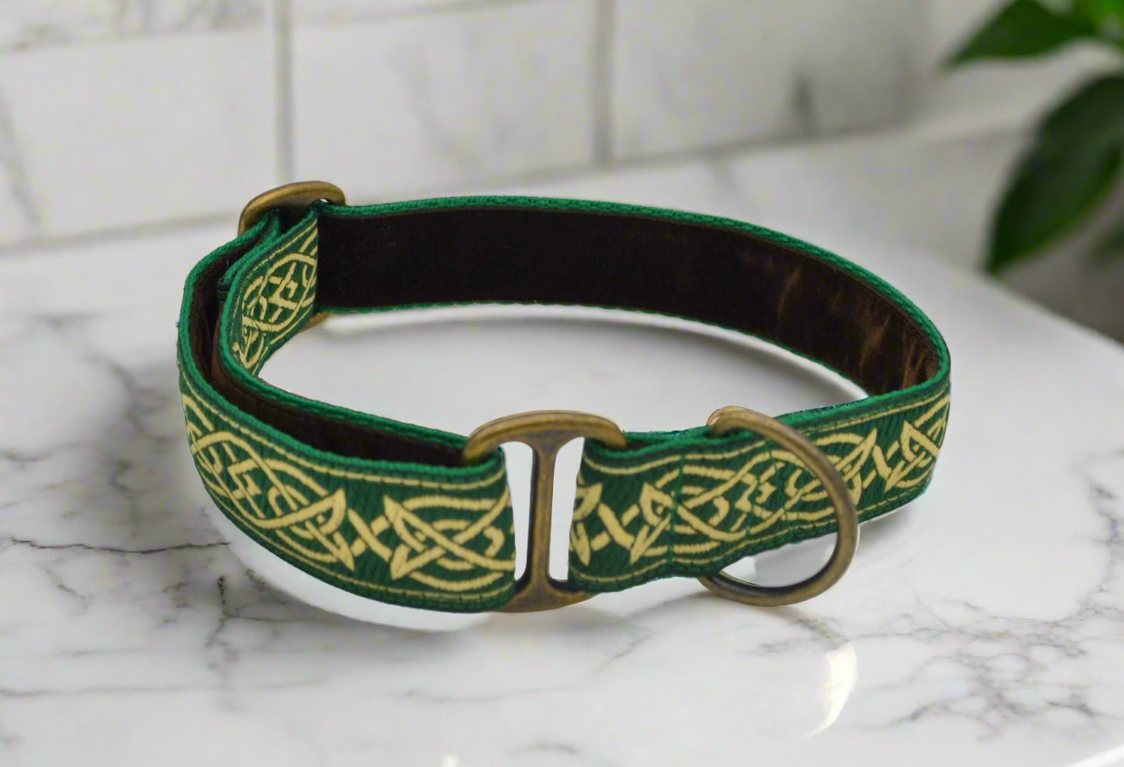 Green/Gold Celtic House Collar