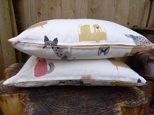 Stylish Dogs Cushion Cover 40x40