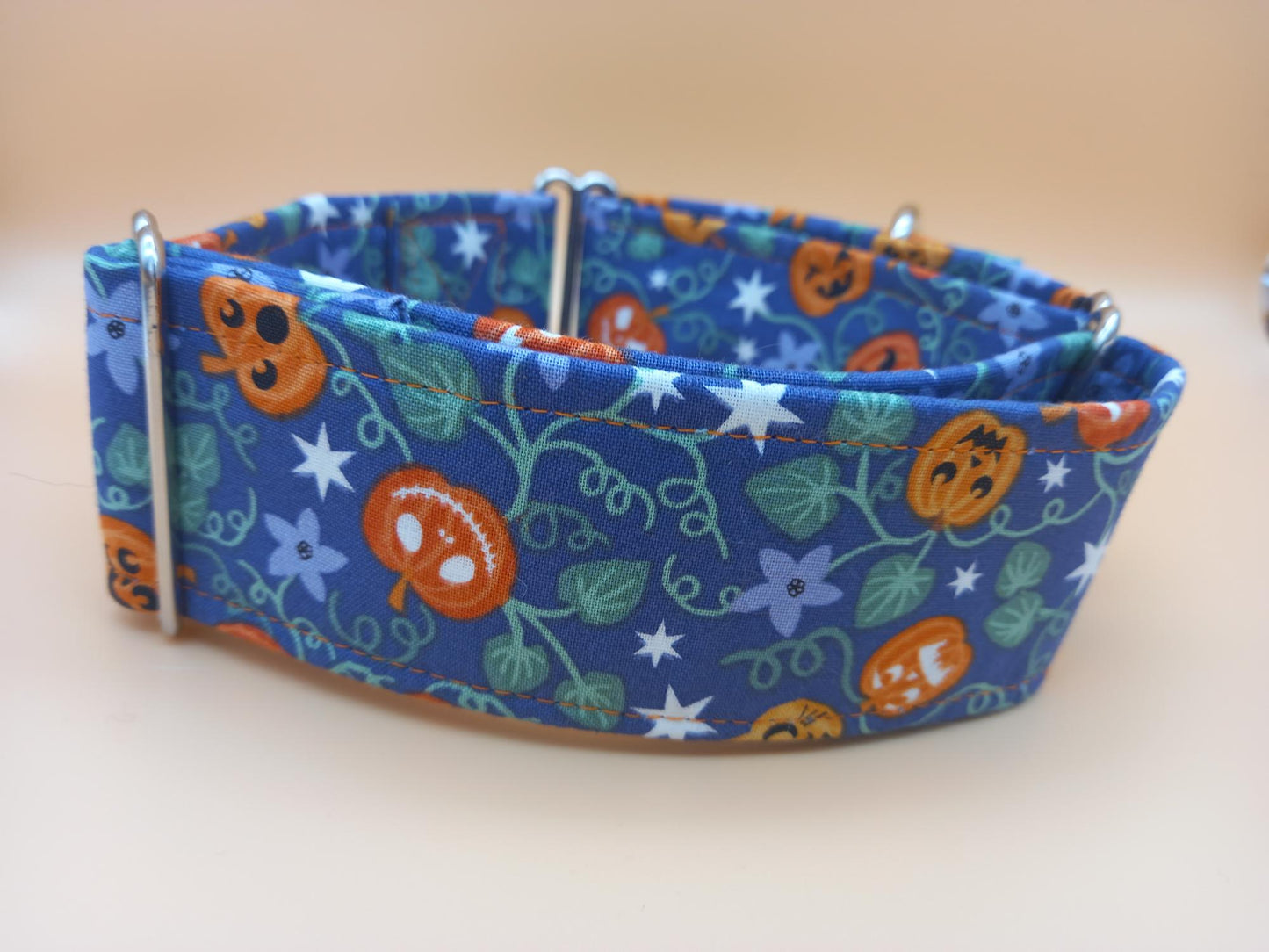 14-21" Halloween Pumpkins Martingale Collar