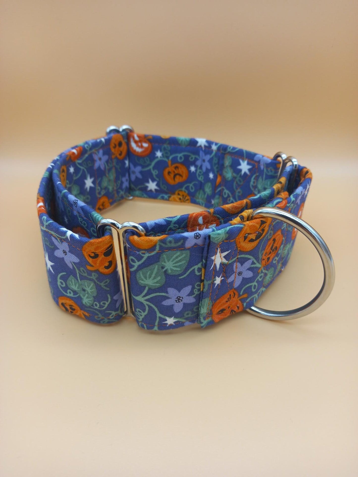 14-21" Halloween Pumpkins Martingale Collar