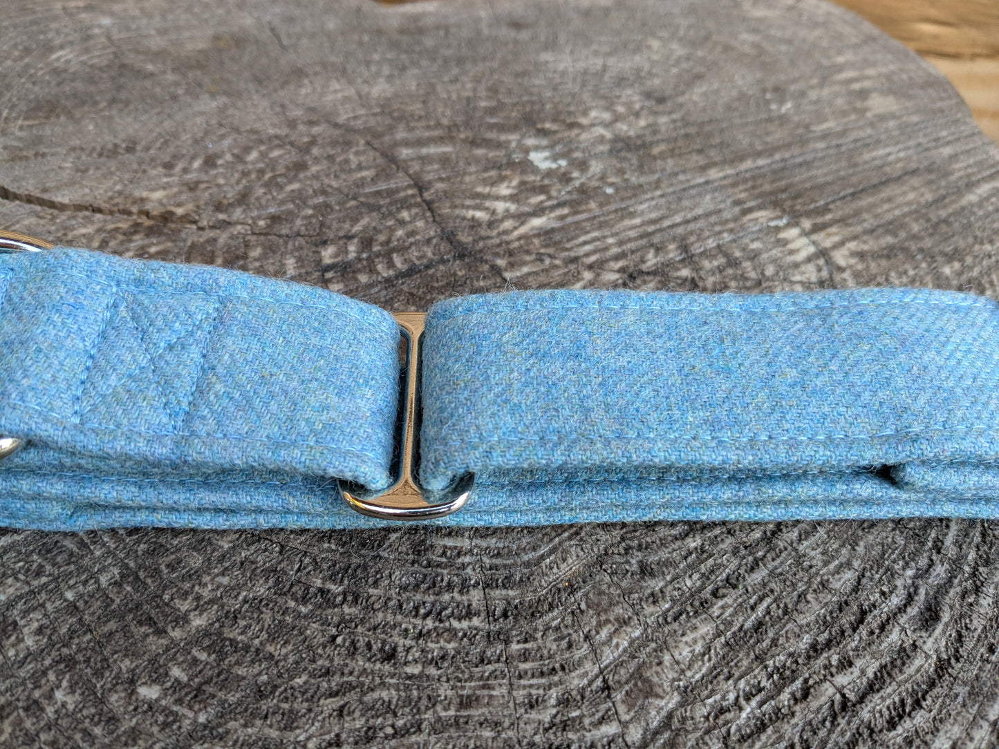 14-22' Light Blue Tweed Martingale Collar