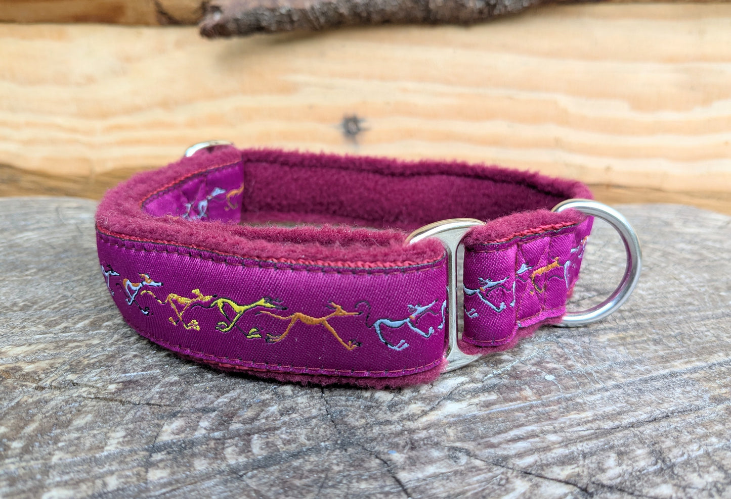 Lurcher/Greyhound Pattern House Collar 12-19"