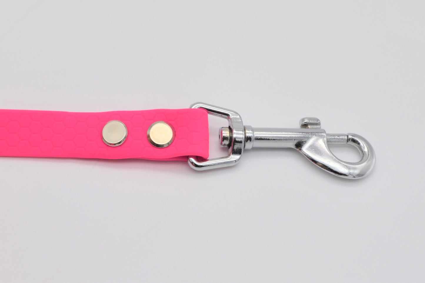 Neon Pink Waterproof Coated Webbing Lead 16mm