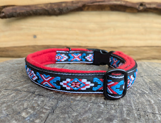Woven Southwestern Tribal Pattern Collar 20mm