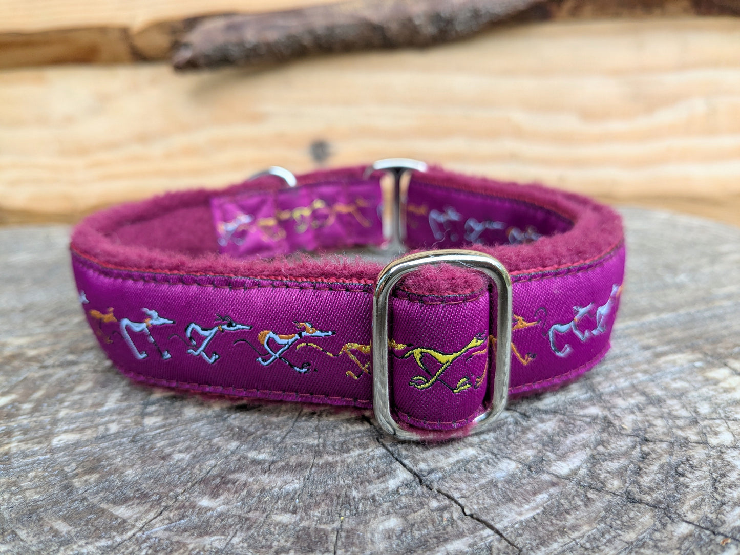 Lurcher/Greyhound Pattern House Collar 12-19"